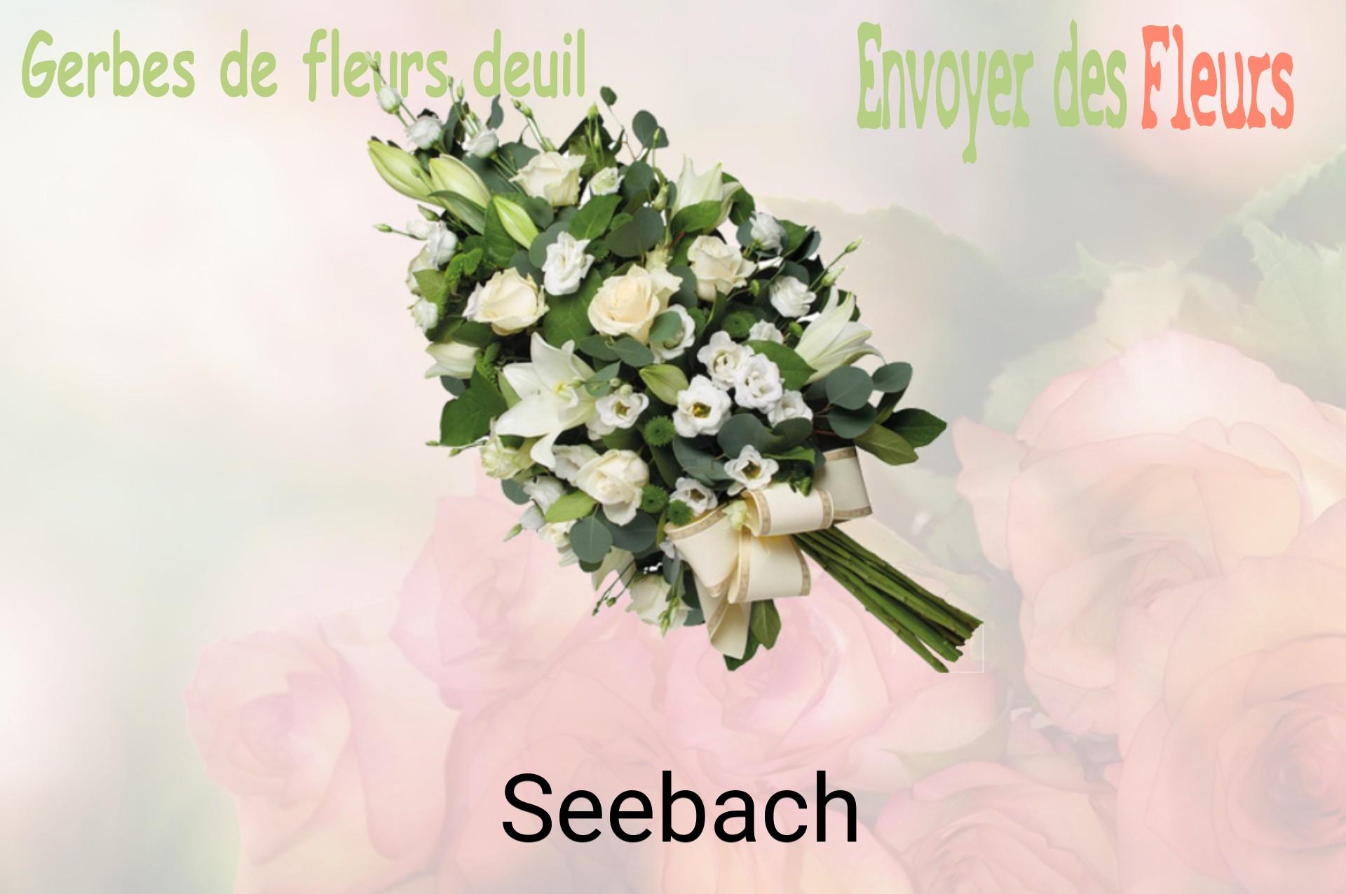 Gerbe de fleurs de deuil livrée à Seebach